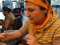 Erste Tacos in Mexico City am Flughafen.