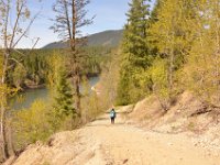 Kleine Wandertour am Fluss. Im Herbst angeblich voll mit Lachsen, schade...