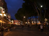 Der Zócalo bei Nacht.