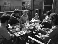 Kaffee und Kuchen mit Mechi, Marc und Olivia in Oakland.